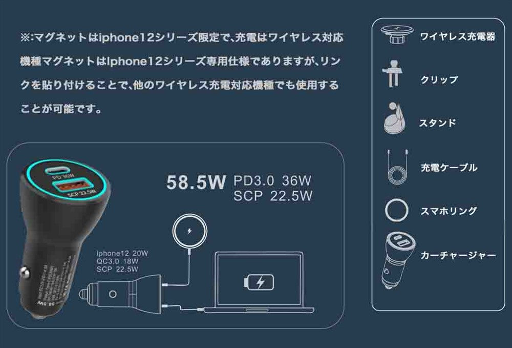 スマホ 車載 ホルダー