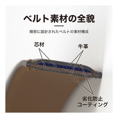 ベルト 本革 オートロック式